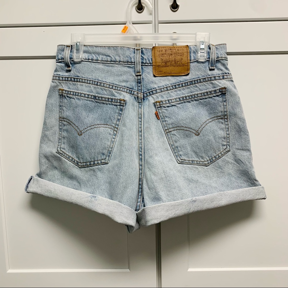 Vintage Levi’s 954 Orange Tab Jean Mom Shorts 11 high rise retro juniors